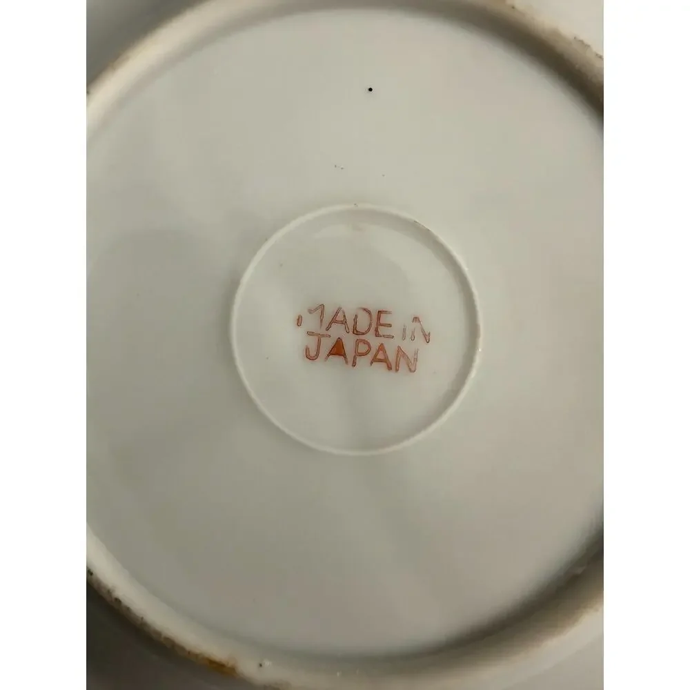 Vintage Lustreware Mickey Mouse Divided Plates for Child's Tea Set + Cups/Saucer